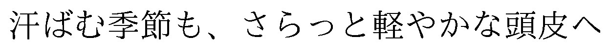 さらっと軽やかな頭皮へ 汗ばむ季節も 商願2026-114901の商標見本