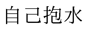 自己抱水 商願2026-116542の商標見本