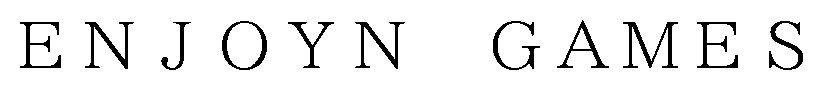 ENJOYN GAMES 商願2026-118152の商標見本